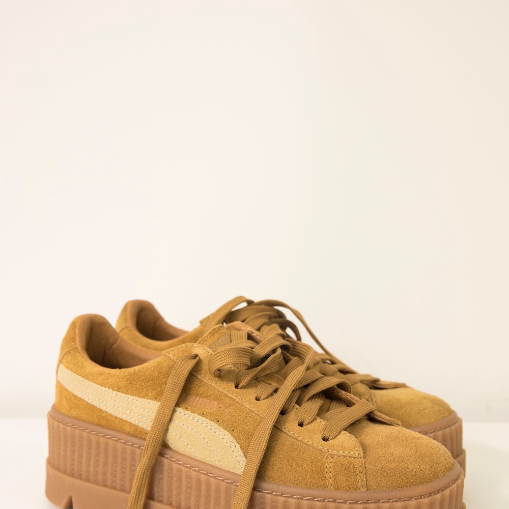 Puma Cleated Creeper Rihanna Fenty Golden Brown
